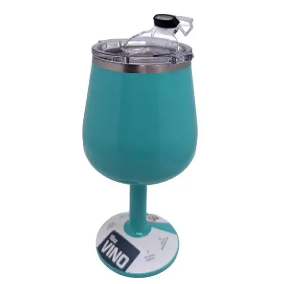 ORCA Vino 15oz Seafoam Wine Cups w/ Lid 2 Pack Insulated Stainless Steel - Picture 5 of 9